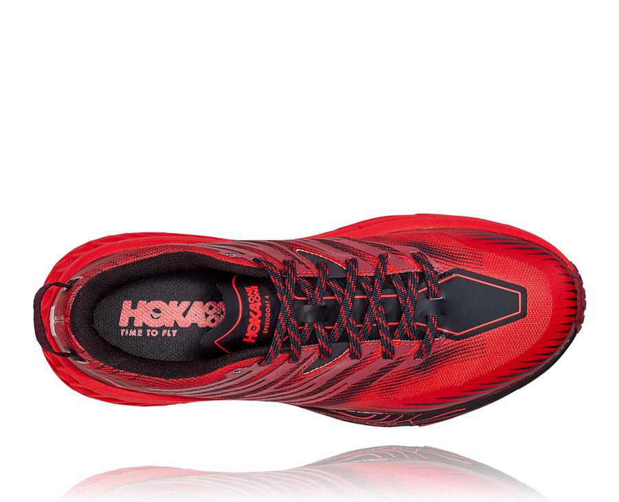 Hoka One One Spor Ayakkabı Erkek Kırmızı - Speedgoat 4 - RY0457132